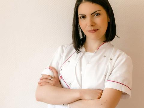 Miriam Cieślar-Gajdzica podczas konsultacji dietetycznej